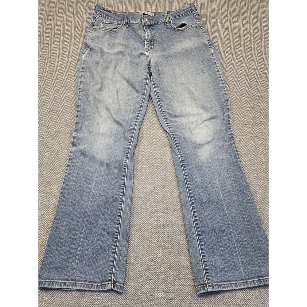 Levis‎ 515 Bootcut Jeans Womens 12 Medium Light Wash Blue Denim Stretch 5-Pocket